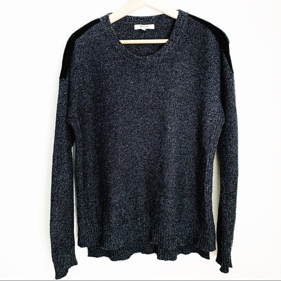 Madewell Gray Crewneck Tunic Sweater Sz Small - Picture 2 of 7